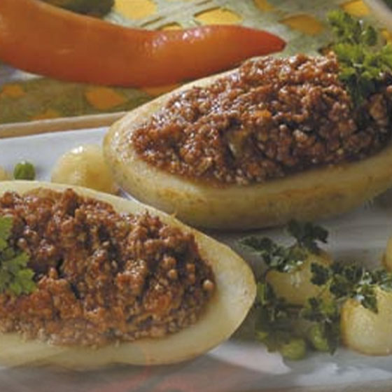 Papas Rellenas de Picadillo
